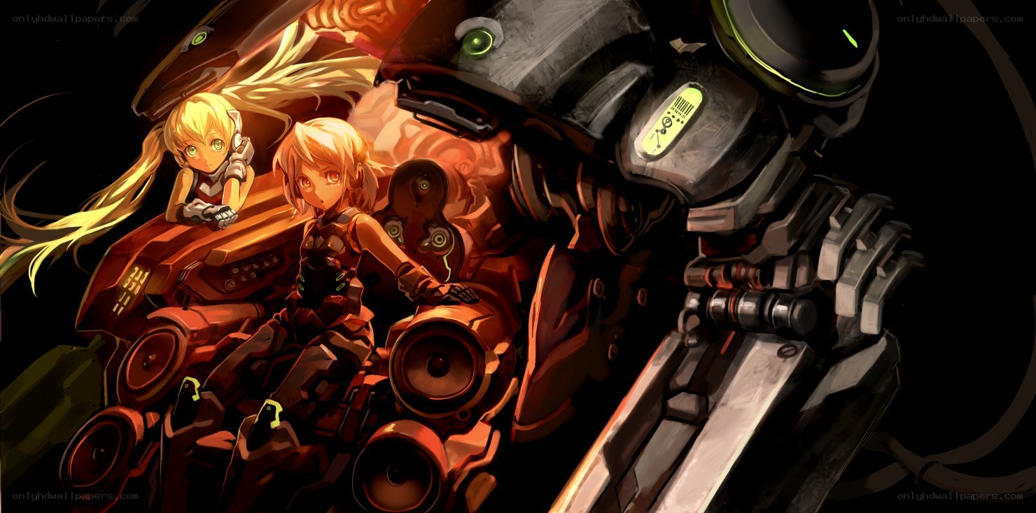 mecha pilots in cockpit