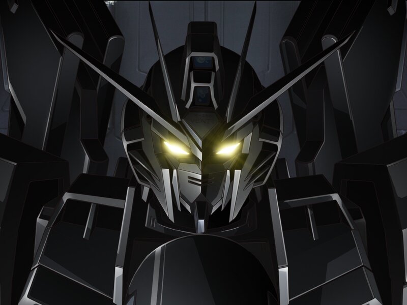 mecha robot head close-up