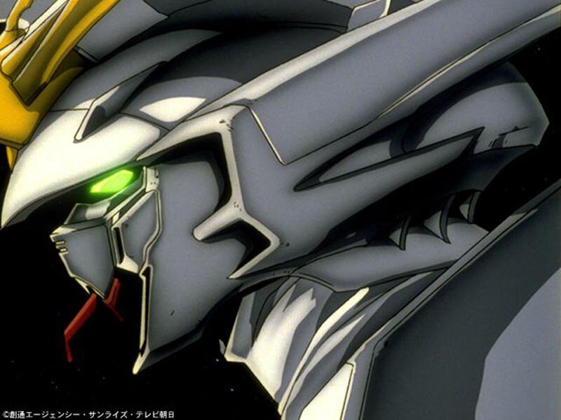 Mecha Robot Head — Gray, Dramatic, Night