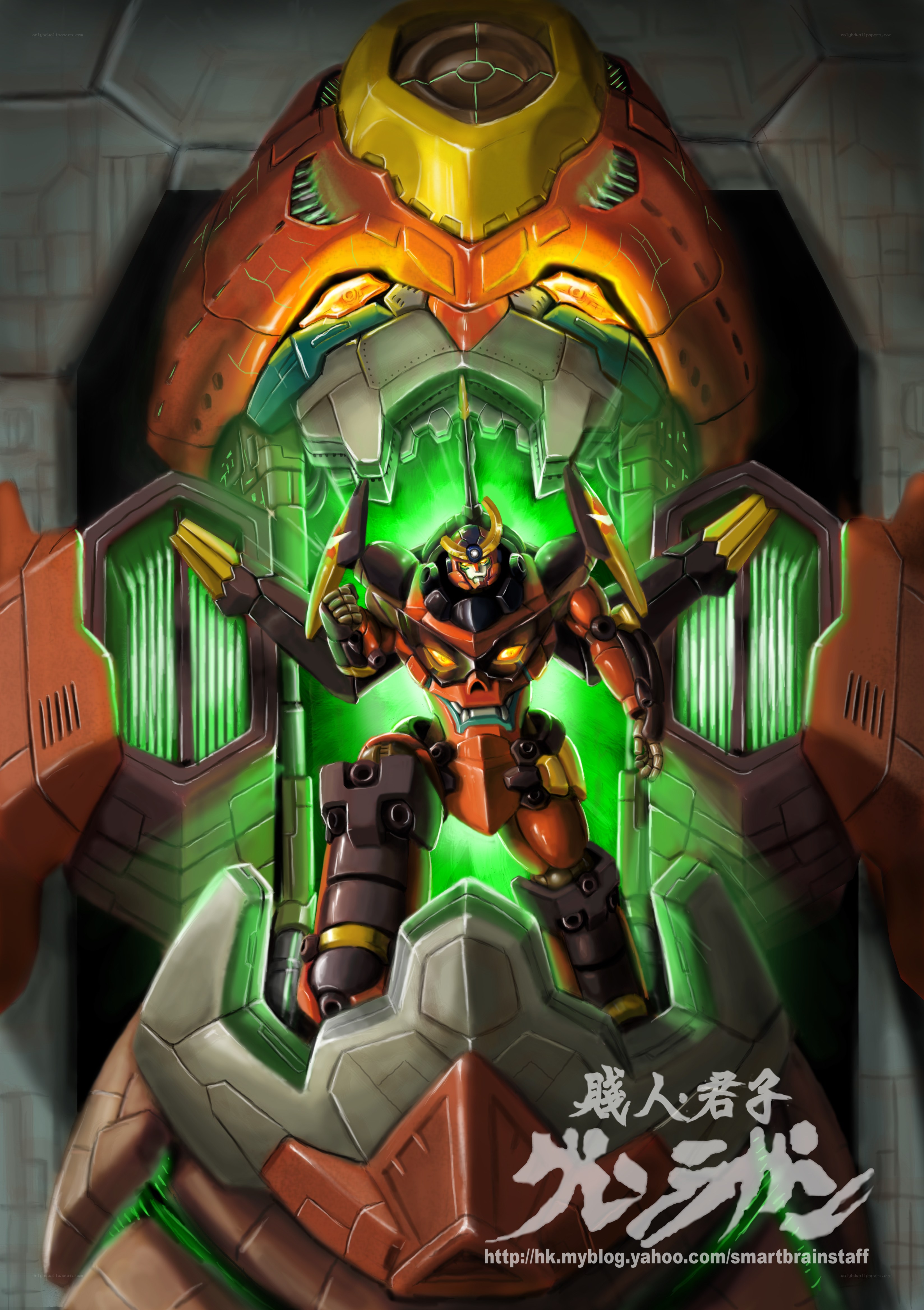 mecha robot in a cockpit