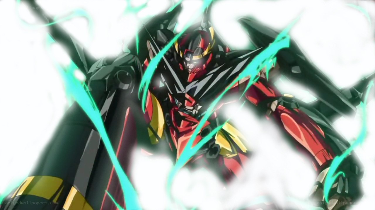 mecha robot in action