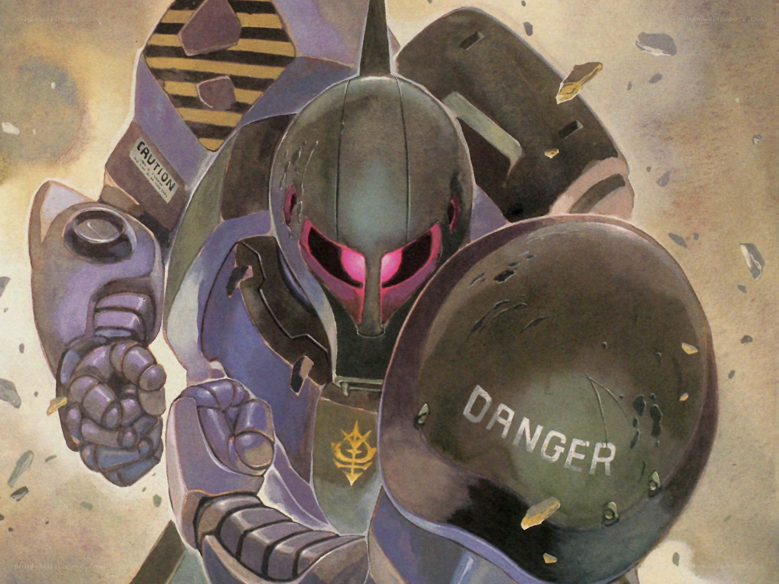 mecha robot in combat