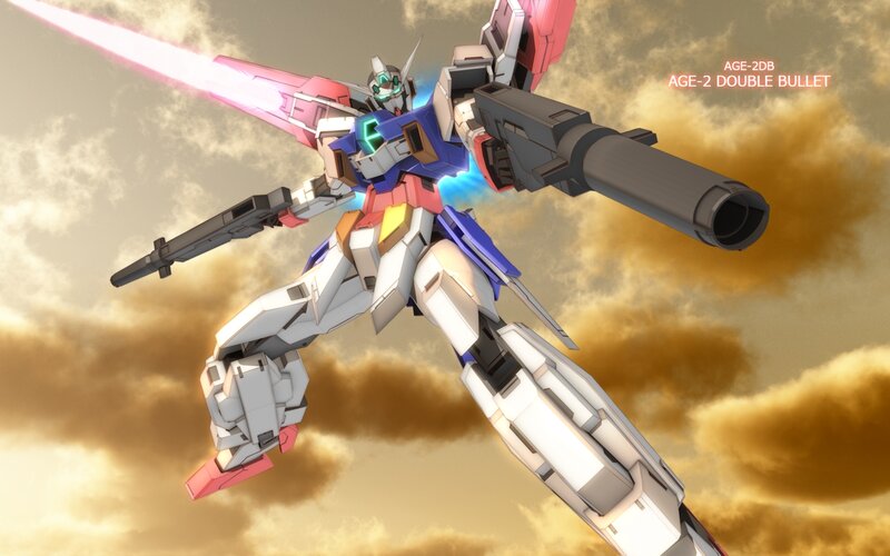 Mecha Robot in Sky