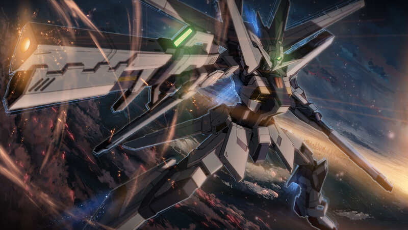 Mecha Robot in Space — Gray