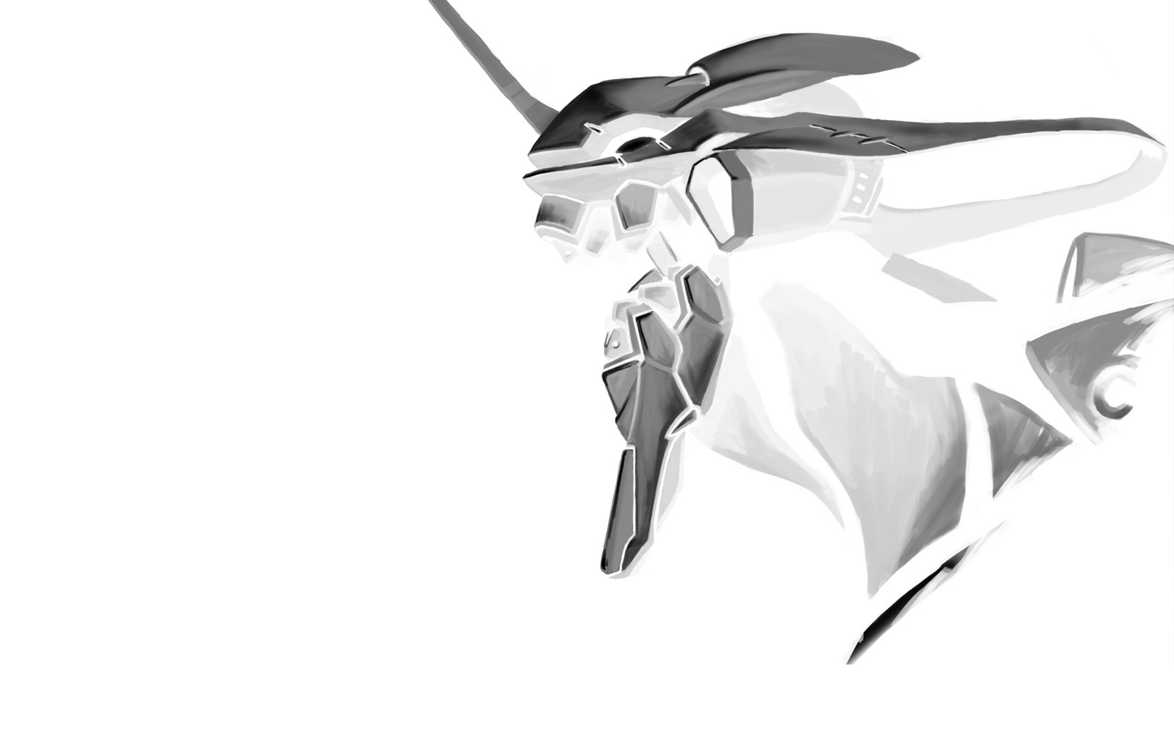mecha robot sketch