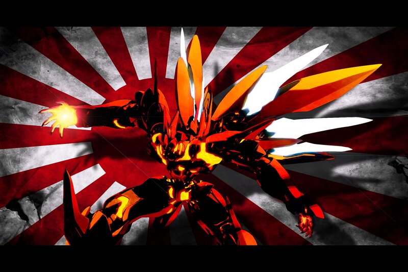 Mecha Robot with Energy Hands