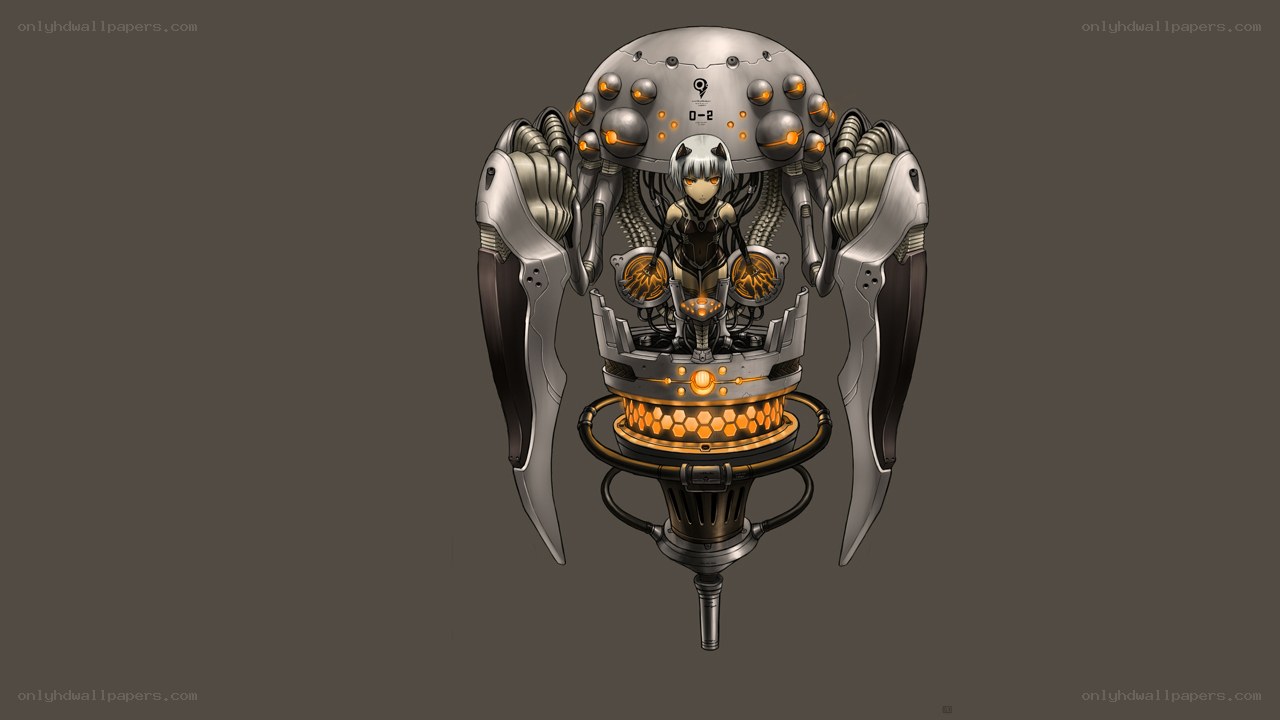 mecha robot with pilot