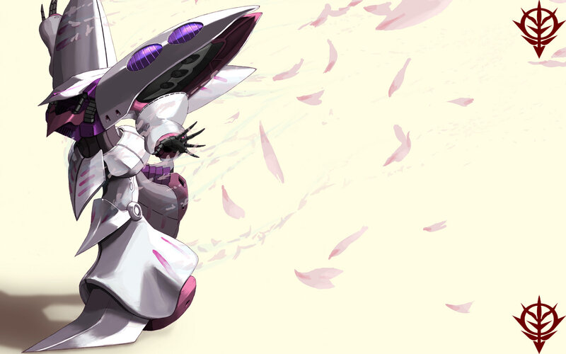 Mecha Robot with Purple Accents