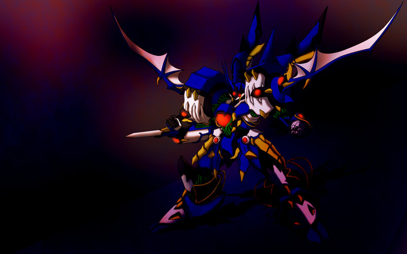 mecha robot with sword