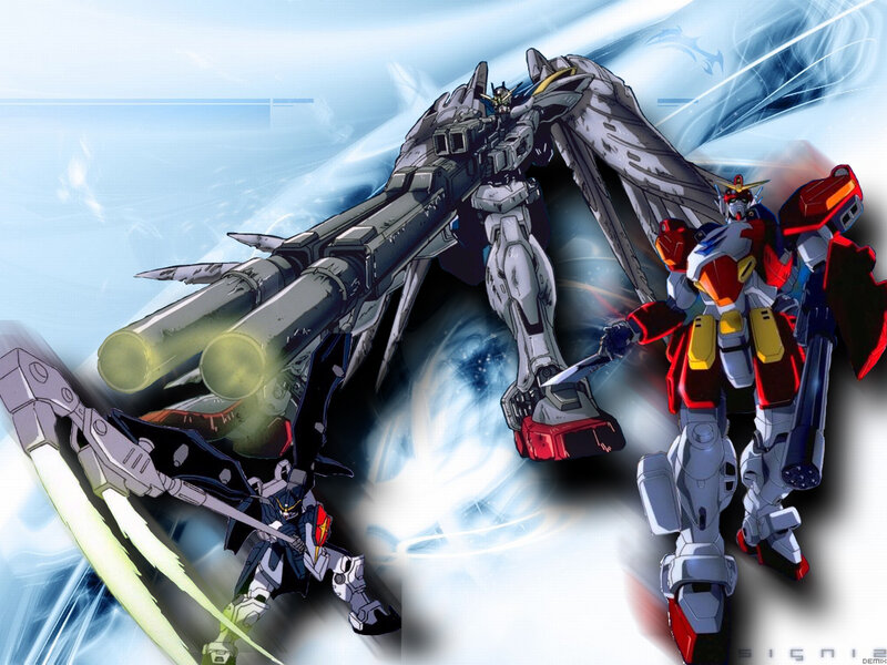Mecha Robots in Battle — Blue, Dramatic, Anime