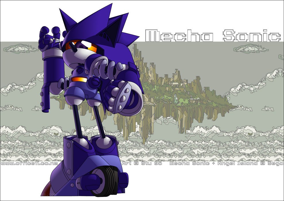 Mecha Sonic character art