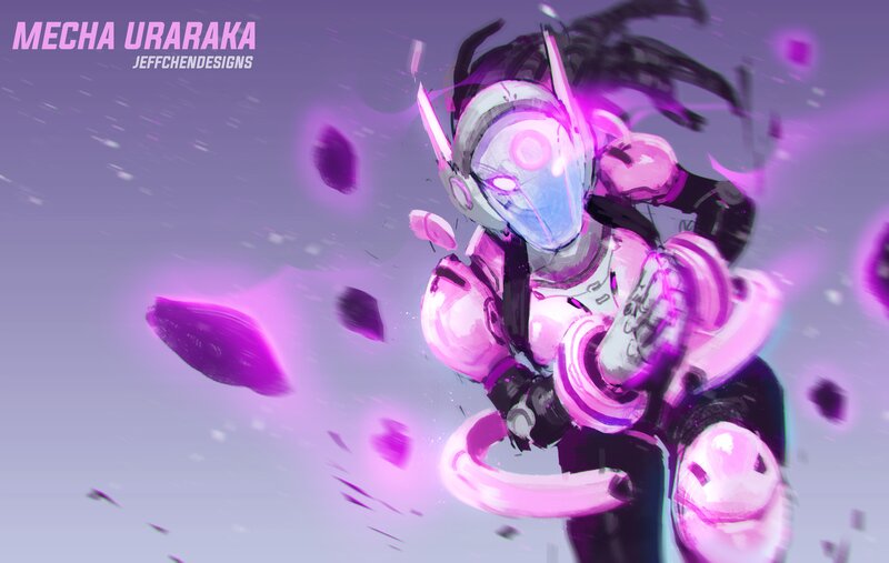 Mecha Uraraka Character