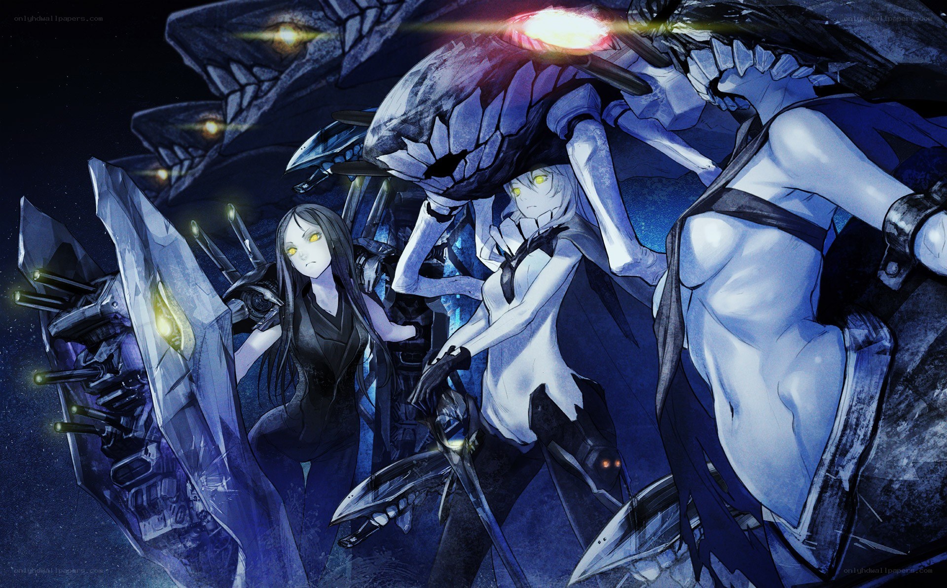 mecha warriors in battle
