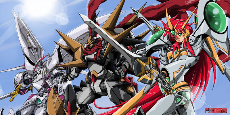 mecha warriors in battle