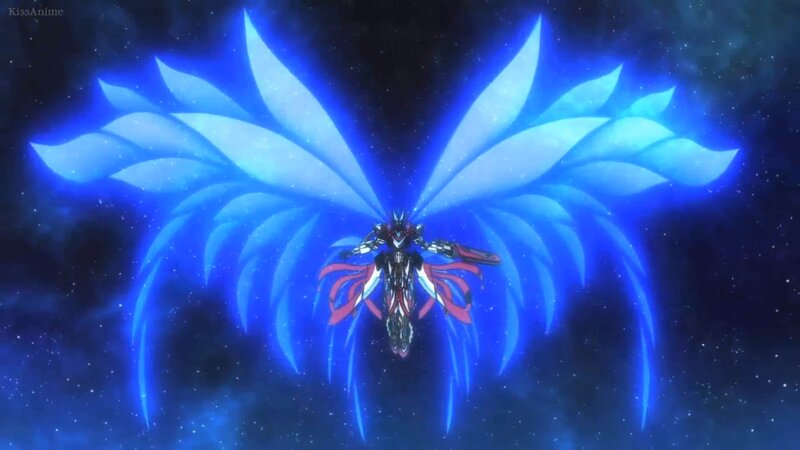 Mecha with Blue Wings