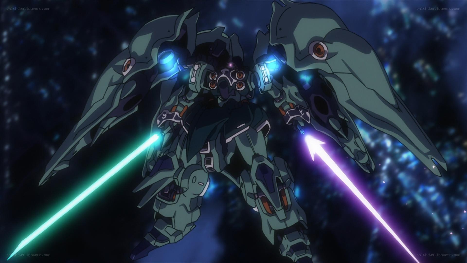 mecha with energy blades