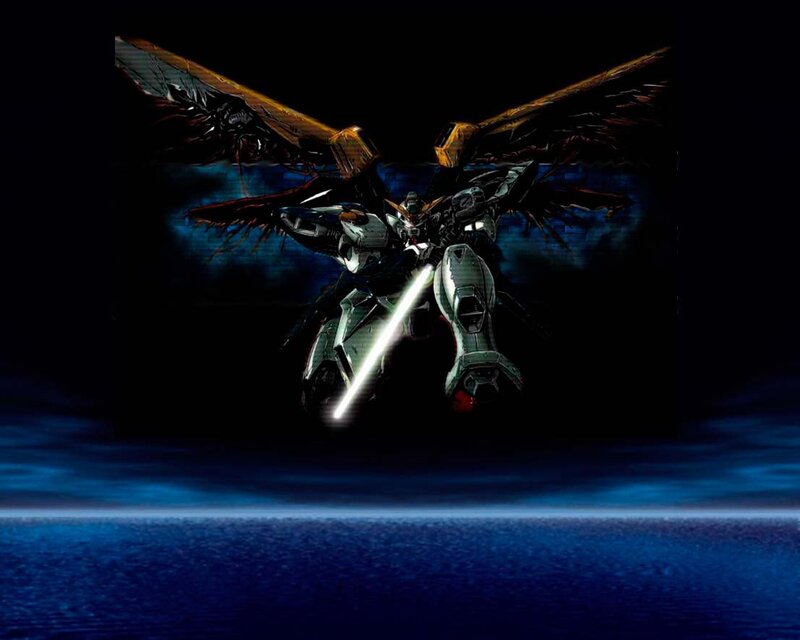 Mecha with Wings and Sword