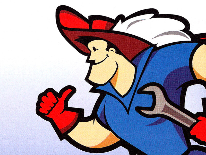 mechanic character running