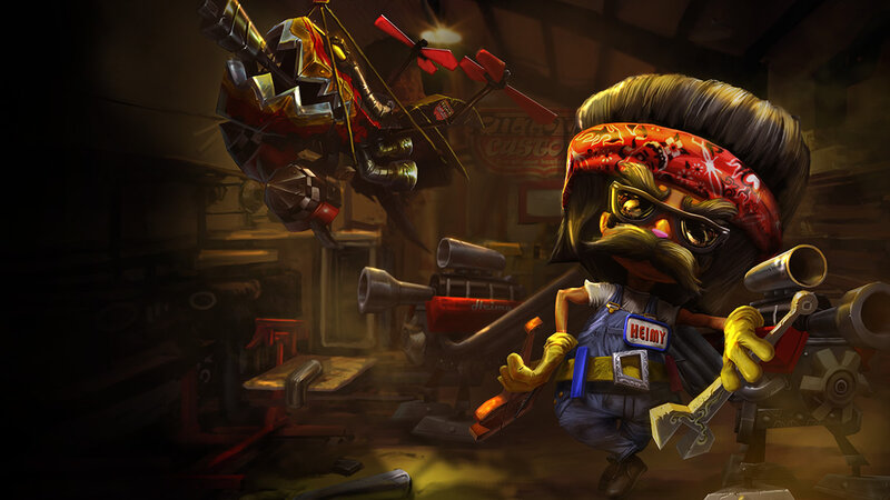 Mechanic Character with Mustache