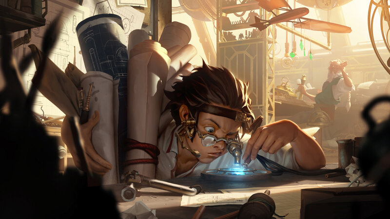 Mechanic Working at Bench