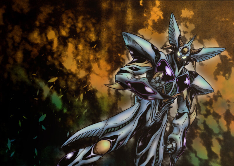 Mechanical Alien Creature — Black, Dramatic, Manga