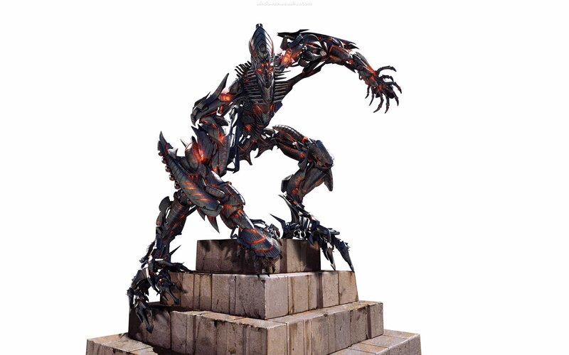 Mechanical Alien Creature — Black