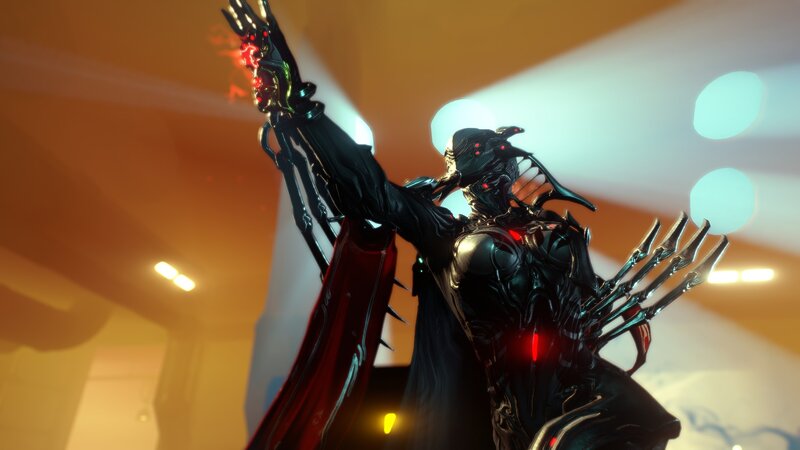 Mechanical Alien Figure — Black