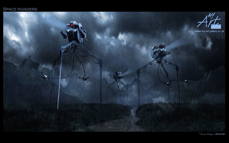 Mechanical Alien Walkers