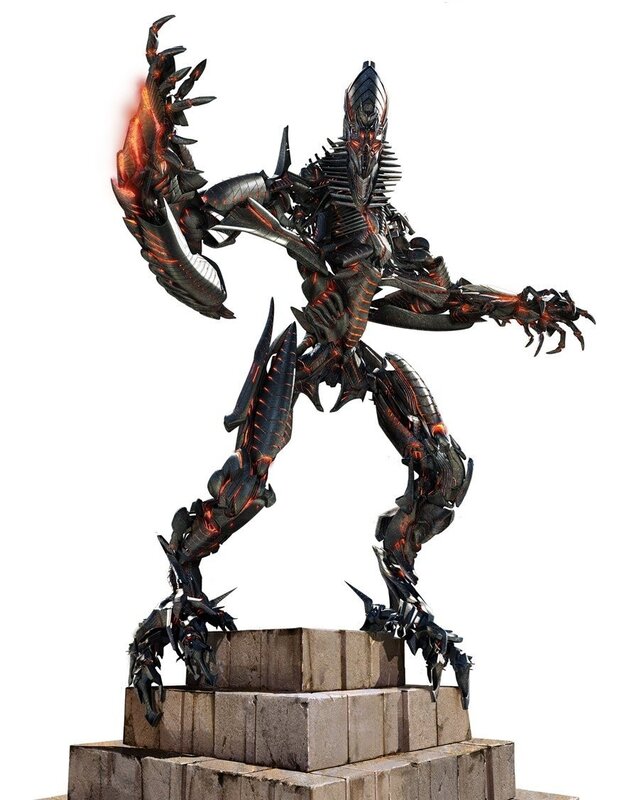 mechanical alien warrior
