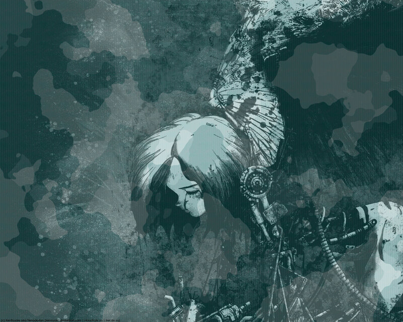mechanical angel artwork