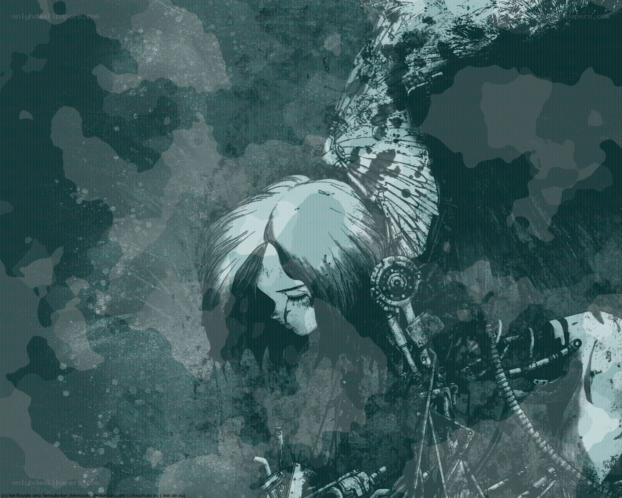 mechanical angel artwork