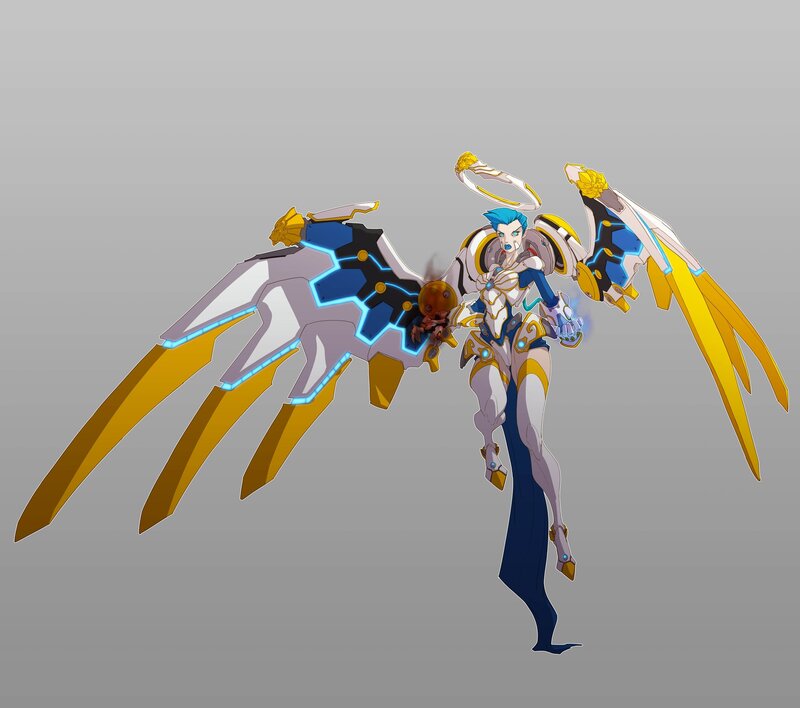 Mechanical Angel Character