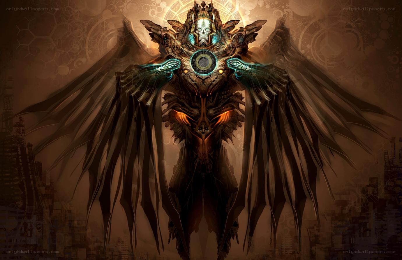 mechanical angel guardian
