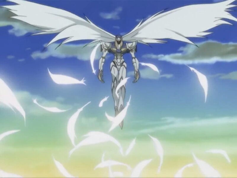 Mechanical Angel in Sky