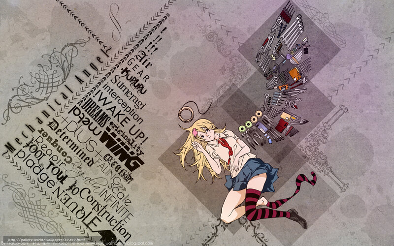 mechanical angel wallpaper