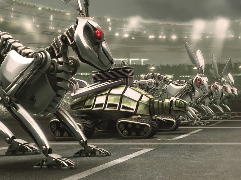 Mechanical Animals in Race — Gray