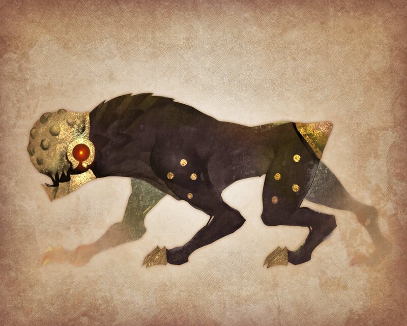 mechanical beast creature