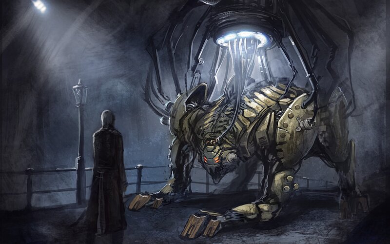 Mechanical Beast in Tunnel