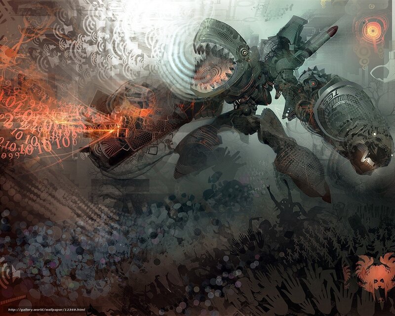 Mechanical beasts in digital chaos