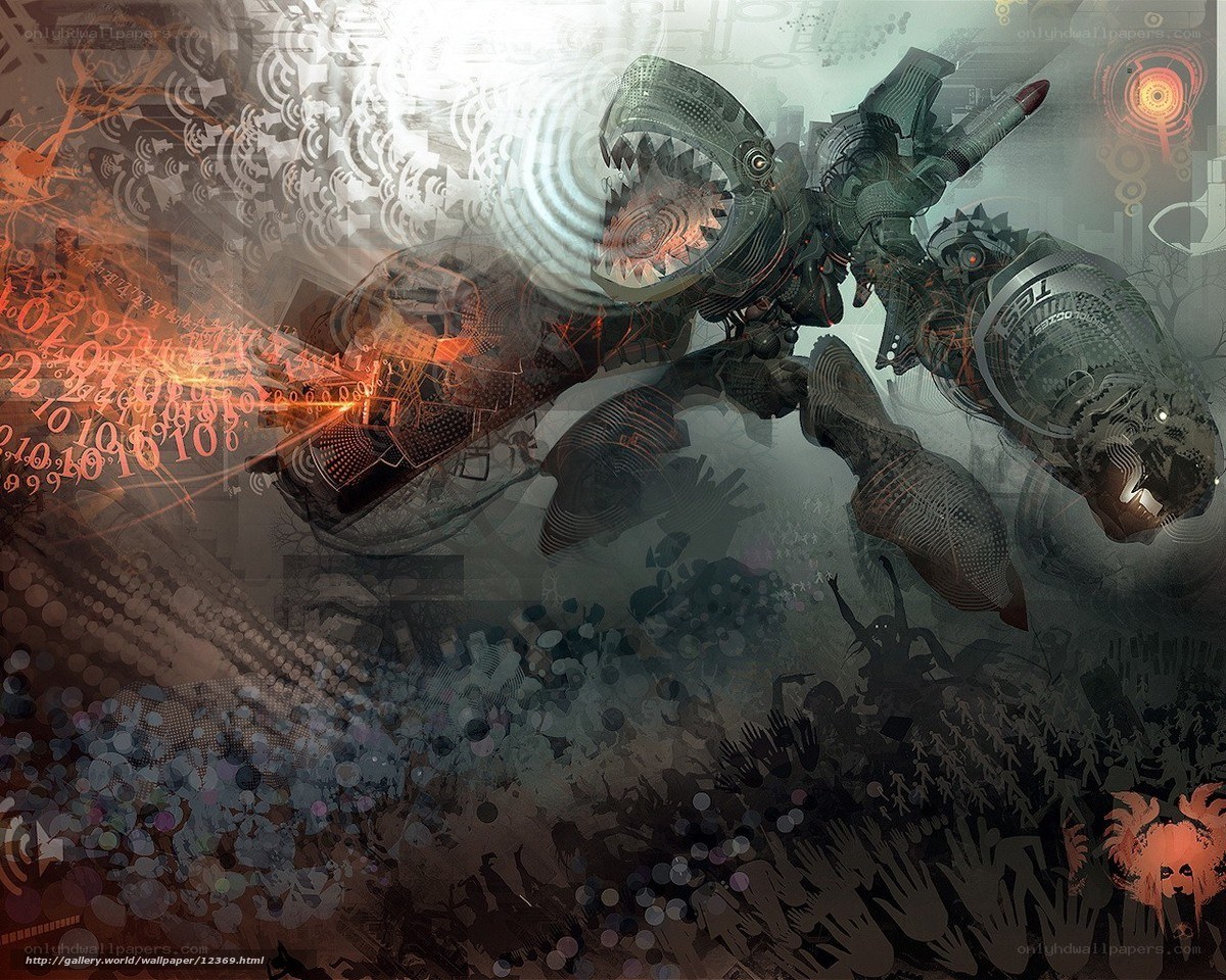 Mechanical beasts in digital chaos