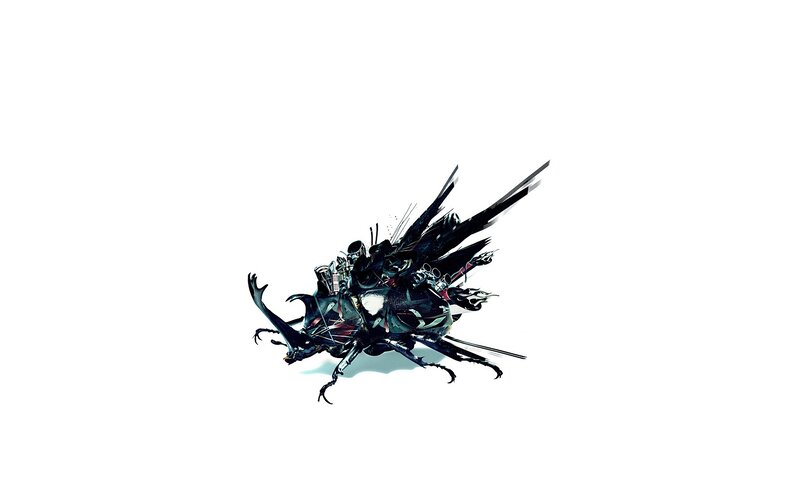 mechanical beetle creature