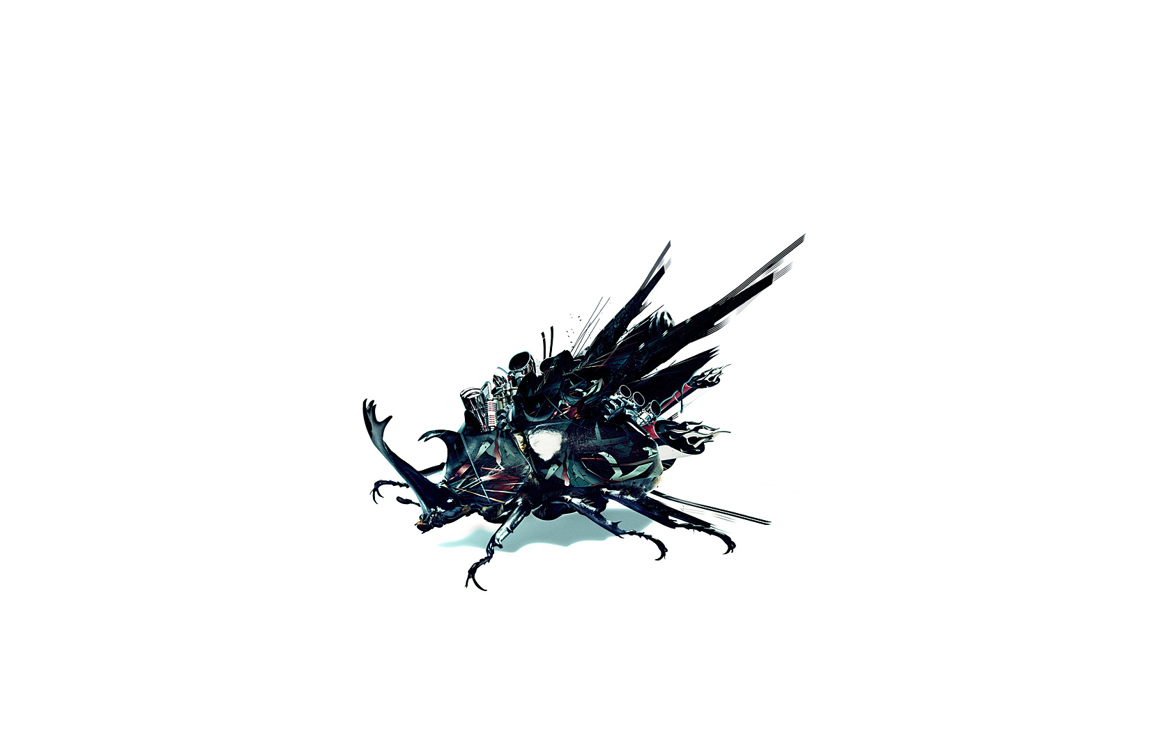 mechanical beetle creature