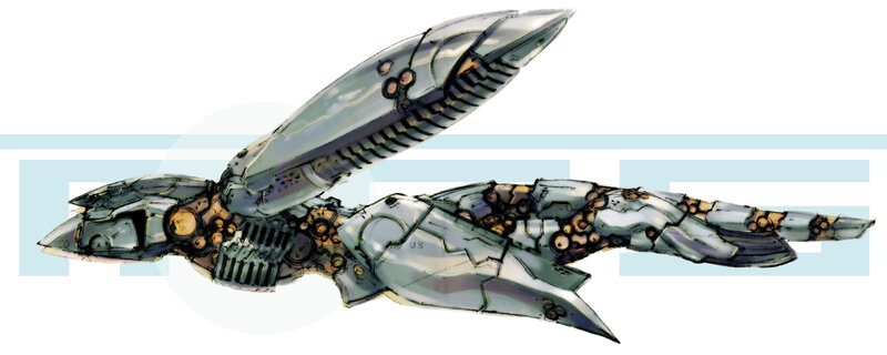 mechanical bird concept art