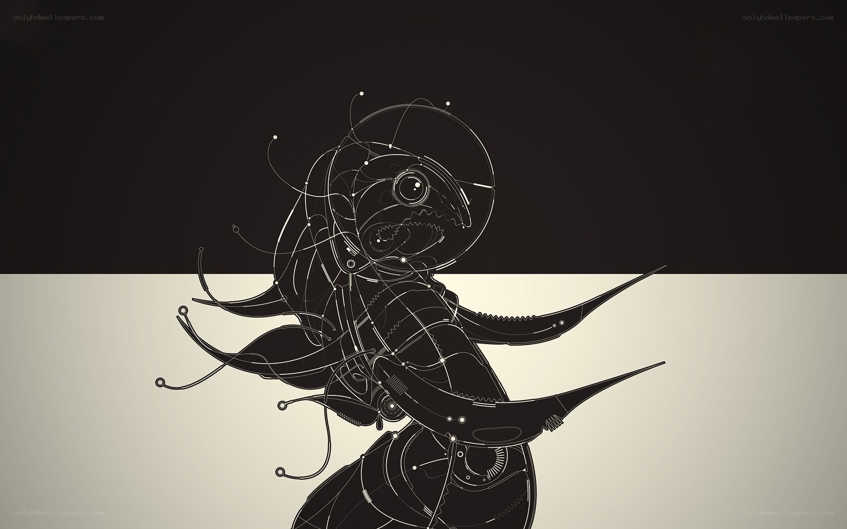 mechanical bird illustration