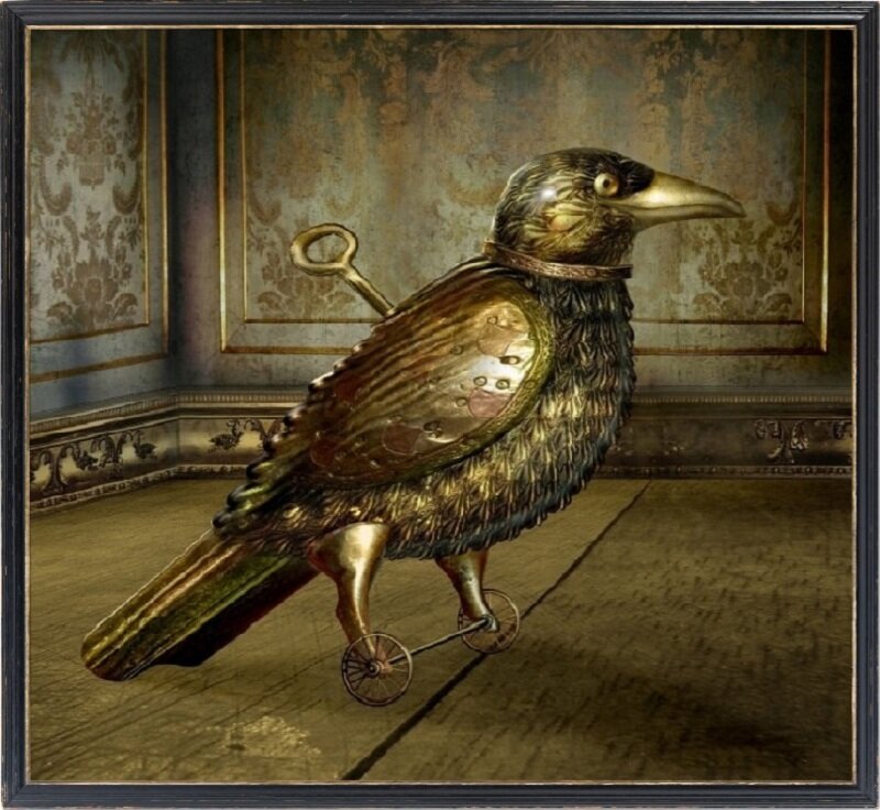 Mechanical Bird on Wheels