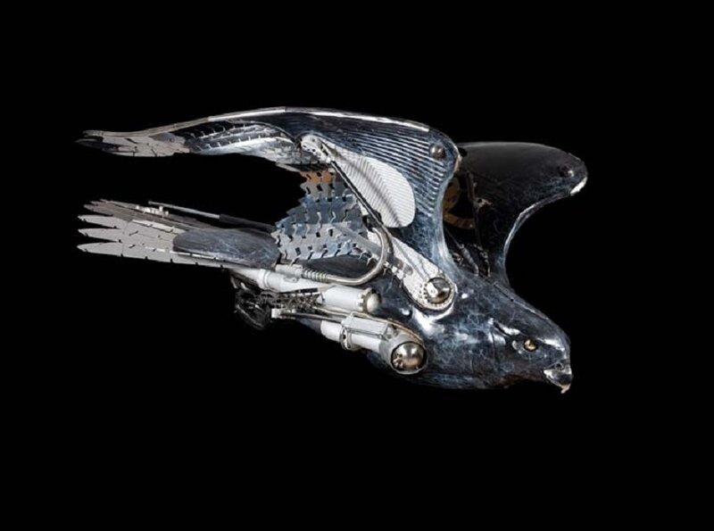 Mechanical Bird Sculpture