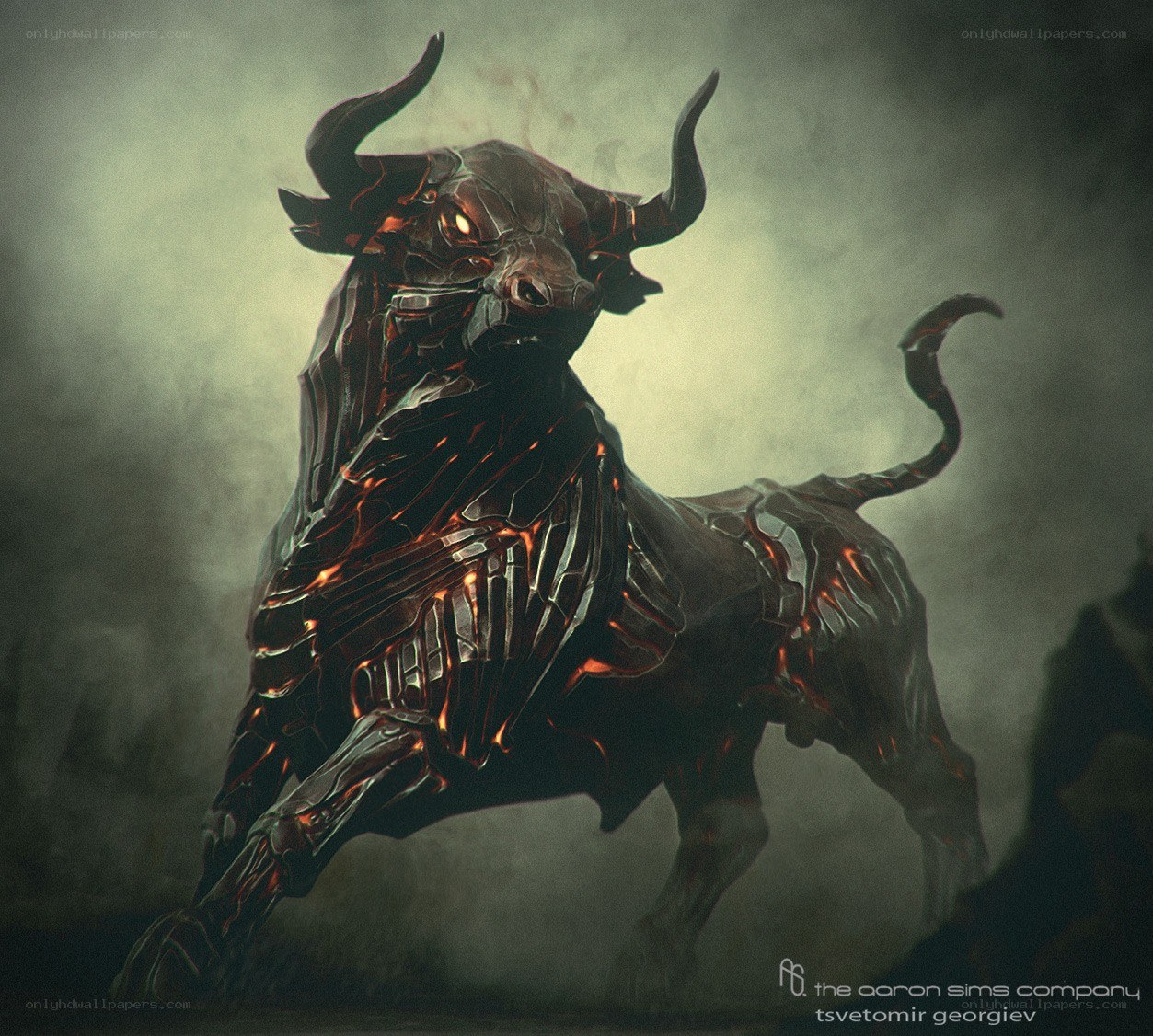 Mechanical bull creature