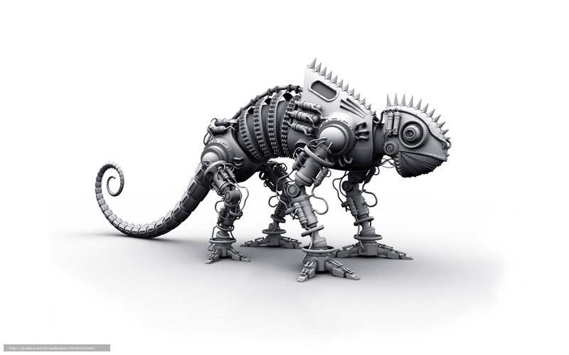 Mechanical Chameleon — Gray