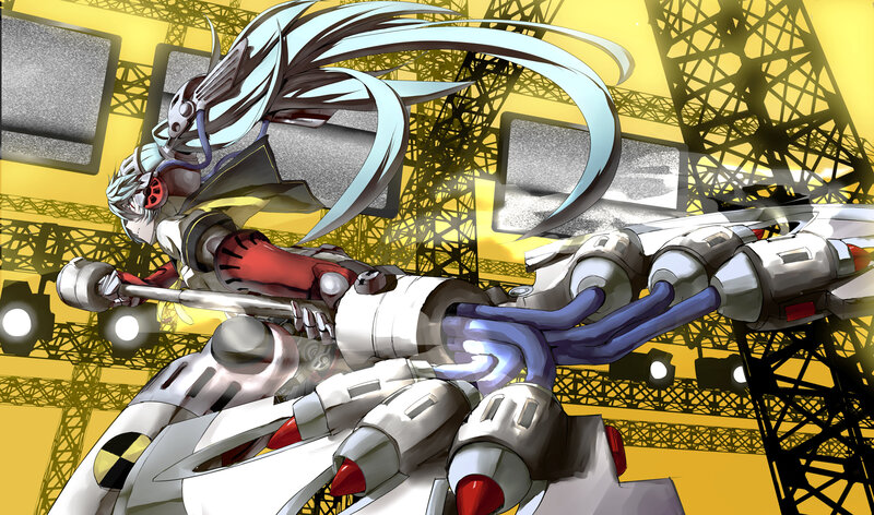 Mechanical Character with Long Hair