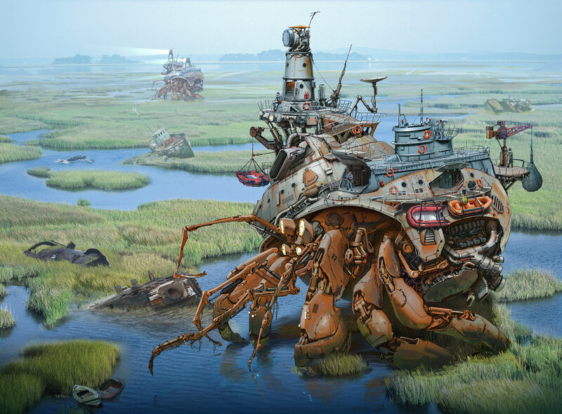 Mechanical Crab Vessel